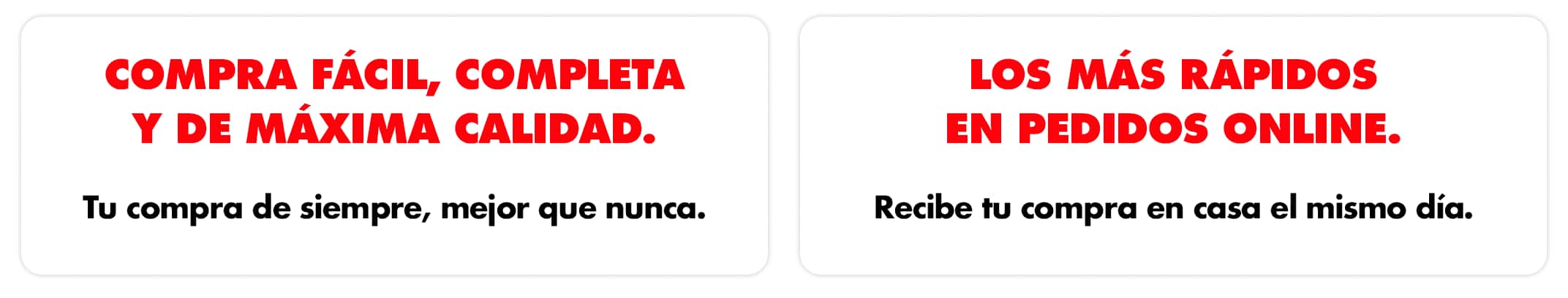 Compra fácil, completa y de máxima calidad